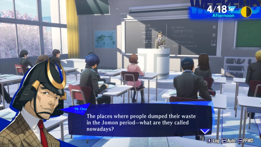 Persona 3 Reload Classroom Questions and Answers